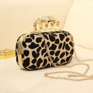 CLUTCH DE ONCINHA - LEOPARD PRINT - MCQUEEN INSPIRED