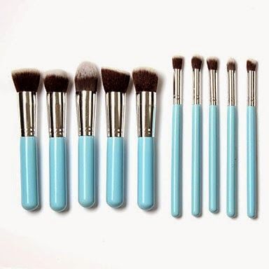 Kit Essencial Face 10 Pincéis ICE BLUE