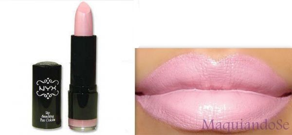 Batom NYX,Round Lipstick- Strawberry milk